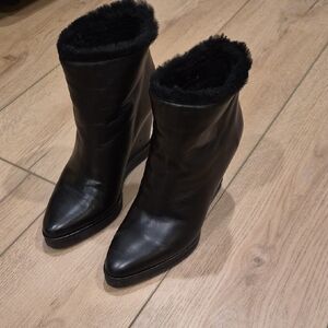 Tamara Mellon Black Heeled Boots